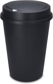 Spetebo XL Papperskorg 50L Antracit med Trycklock